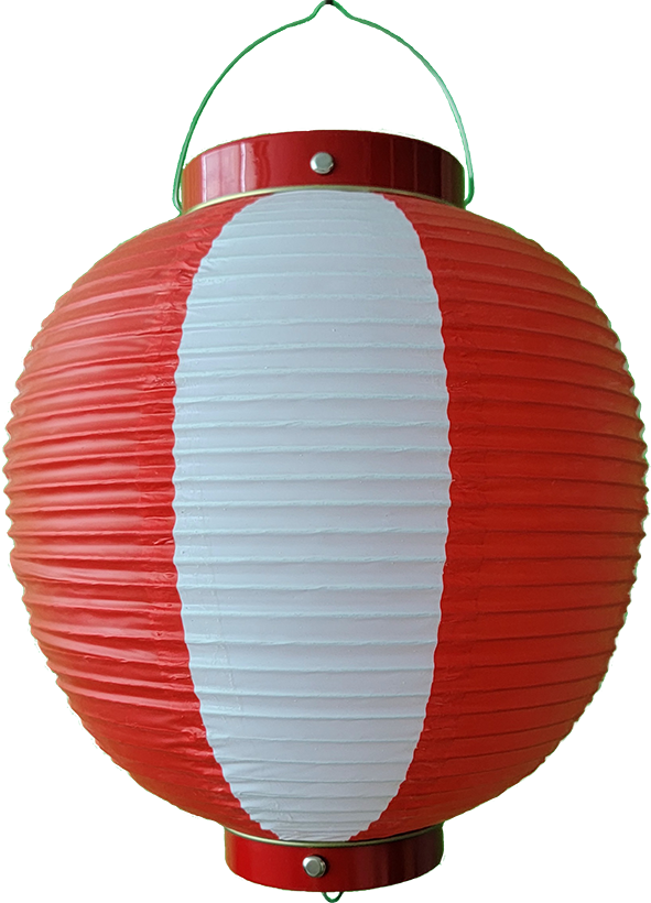 40301 九寸丸 赤／白・赤枠